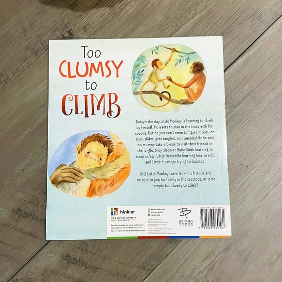 5/$20 Too Clumsy to Climb Children's Book - Picture 3 of 4